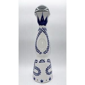 Clase Azul Reposado Empty Tequila Bottle Hand Painted Decanter 15" tall